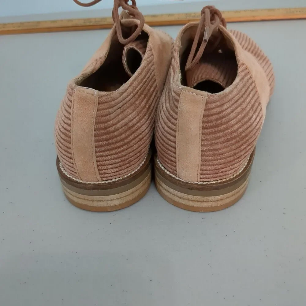 Anthropologie courdory Oxford blush pink loafers 37 us 7 shoes